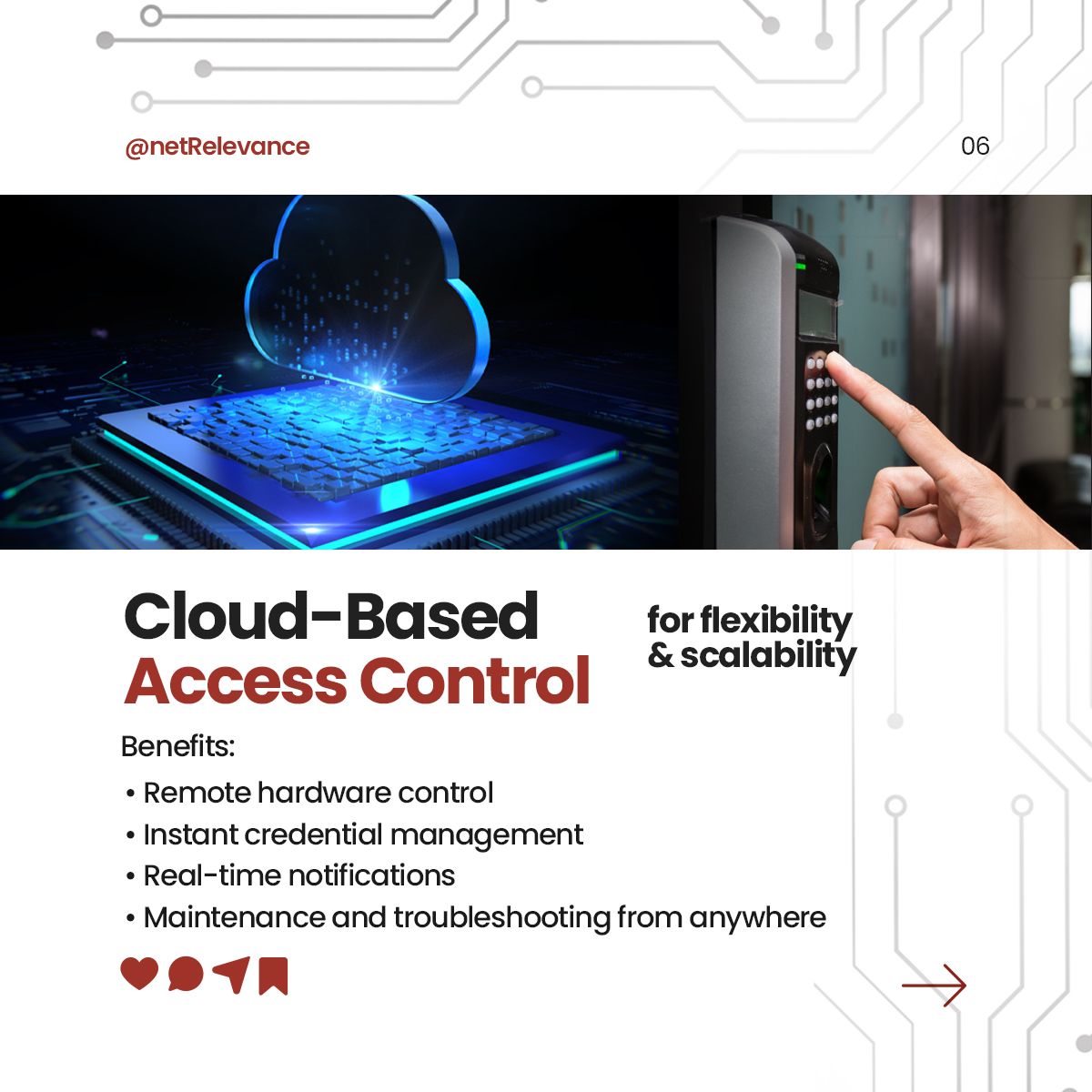 netrelevance's tweet photo. From key cards to intelligent systems, it's essential to safeguard against unauthorized access. 

Check out the slider to learn more!

How often does your business review the integrity of the access control system?

#AccessControl #Security #Technology #SafetyFirst https://t.co/E6PjKs5yRr