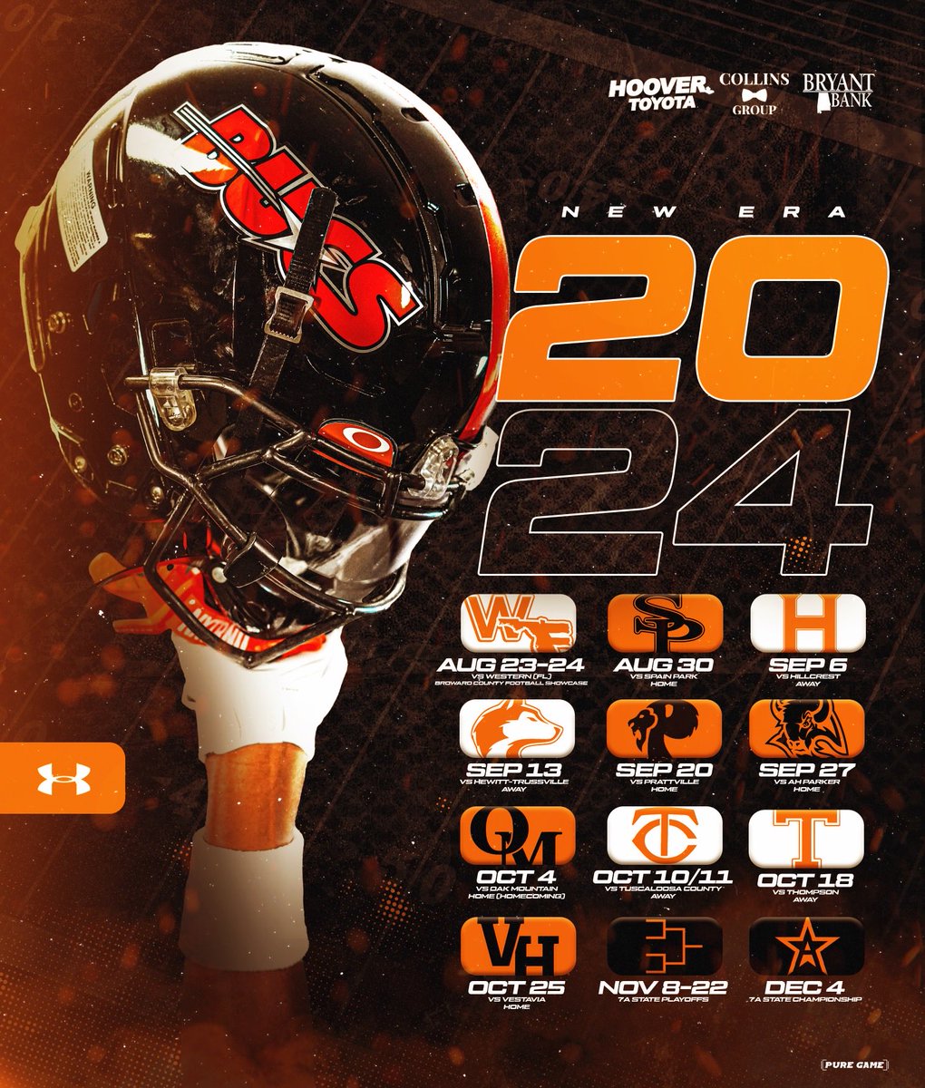 Hoover Bucs Football (@bucsfootball) on Twitter photo SCHEDULE DROP! #SailsUp🏴☠️ SCHEDULE DROP! #SailsUp🏴☠️