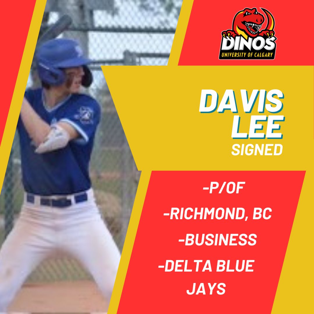 DinosBaseball's tweet image. 🚨🚨 Commitment alert 🚨🚨

We’re excited to welcome P/OF, Davis Lee to the Dinos baseball family! The athletic two-way player comes to us from the @DeltaBluejays program out of the @bcpbl1 ! We can’t wait to see what Davis will do in the red and gold!

#dinosbsbl #ccbc
