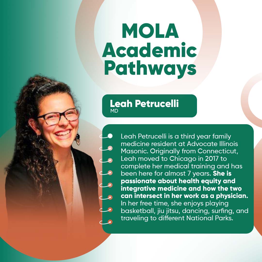 chicagomola's tweet image. Don't miss this MOLA talk: "Family Medicine as a Career Path." We look forward to seeing you on January 9th📅
Register here: bitly.ws/37nma

#molahealth #mentorship #academicpathways