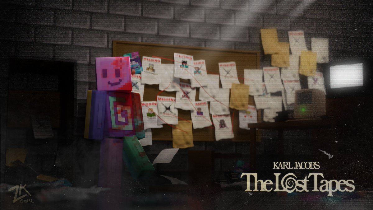 Where is the tapes? 📼💾
❤️ & 🔄?  🥺

[@KarlJacobs_ ]

#karljacobsfanart #karljacobs #Minecraft #TheLostTapes