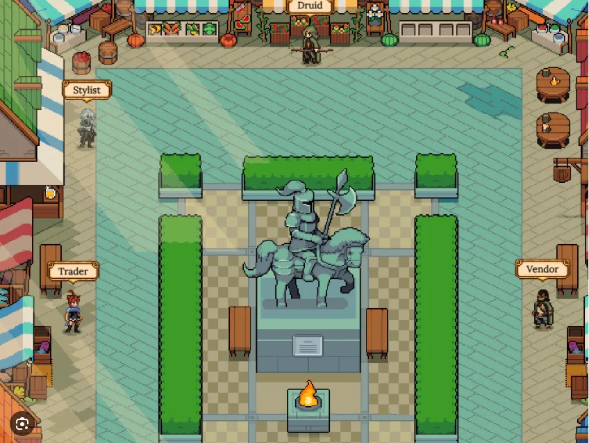 Are you so old?

I will never understand why this changed. The new version has a different, cartoonish style that doesn't fit with the overall map, nor with the other dungeons. Let's give it a try: bring this marketplace back just for one month..