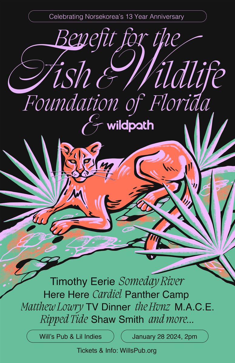 Orlando! We’ll be at <a href="/willspub/">Will's Pub</a> on Sunday the 28th to celebrate the 13th anniversary of <a href="/norsekorea/">norsekorea presents</a>