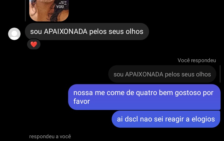 eu meio que