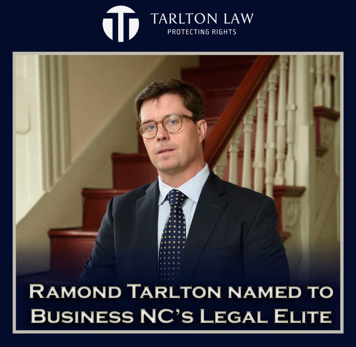 We are pleased to announce that our founding attorney <a href="/raytarlton/">Raymond Tarlton</a> has been named to Business North Carolina’s Legal Elites, for his work in Criminal Law. This list is selected by peer ballots made by other active lawyers in North Carolina. 
#criminaldefense #civilrights