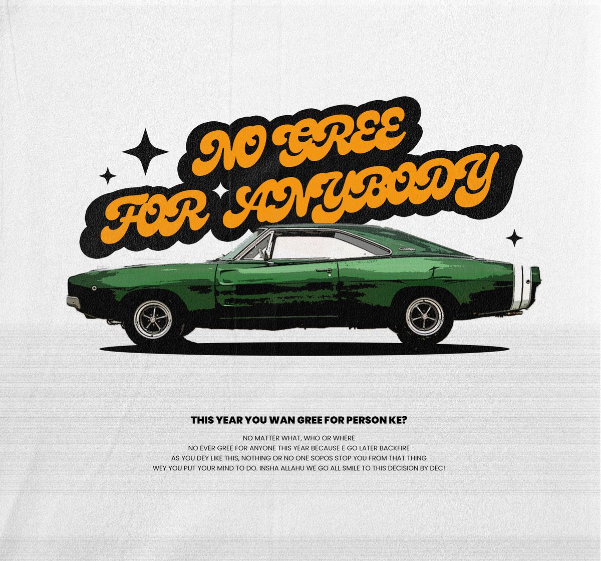 artbyclik's tweet photo. Happy new year!🤩🎁🎊... we all know the theme for this year right?😃

Let's get after it relentlessly! 💯

#design #retro #graphics #photoshop https://t.co/0QcwxUCLfO