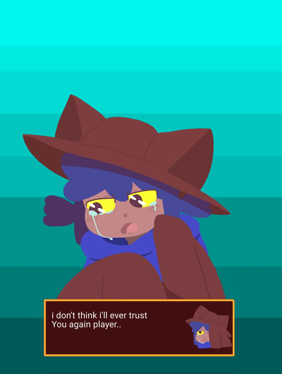 Random drawings of Niko i was sad for draw Niko Crying...😿