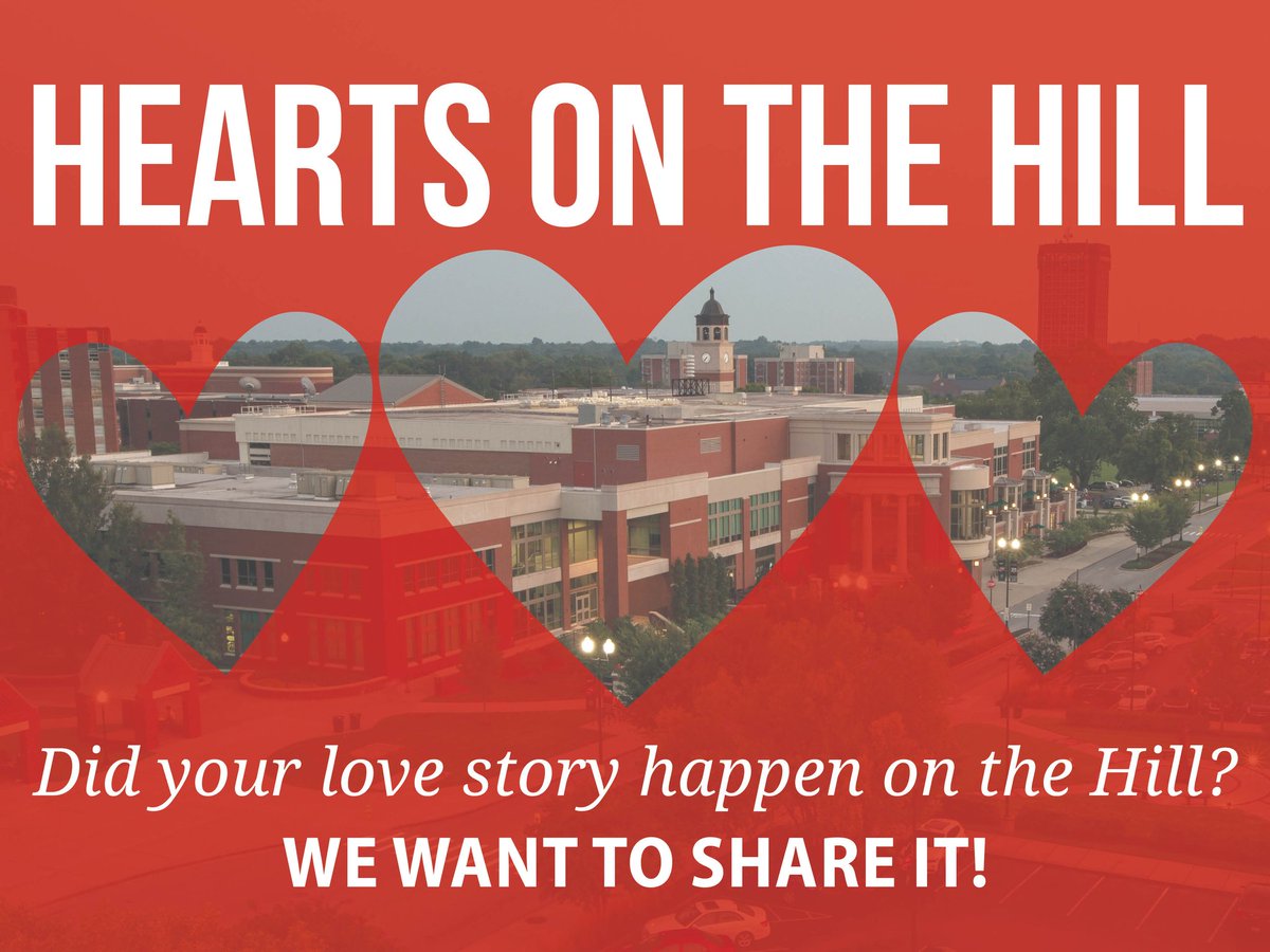 Did your love story begin on the Hill? If you and your spouse met at #WKU and are still married today, visit alumni.wku.edu/heartsonthehill and upload your information for a chance to be featured next month! #HeartsOnTheHill @wku