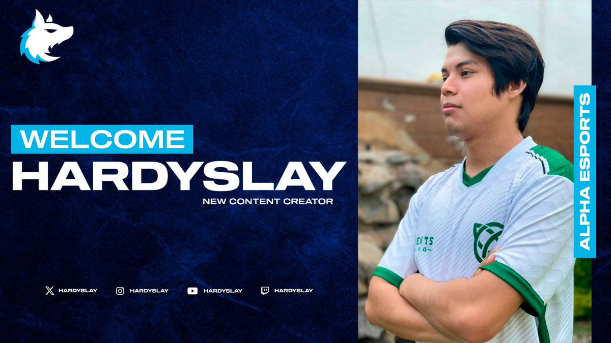 Alpha_gg_'s tweet photo. 📢BIENVENIDO! WELCOME!📢

Bienvenido @Hardyslay nuevo creador de contenido de Alpha 🐺

Pueden verlo en vivo en https://t.co/xBtf5v8yWL

#LetsHunt #SiempreAlpha 
#AlwaysTheAlpha 🐺 https://t.co/qVCtL8DgQ5