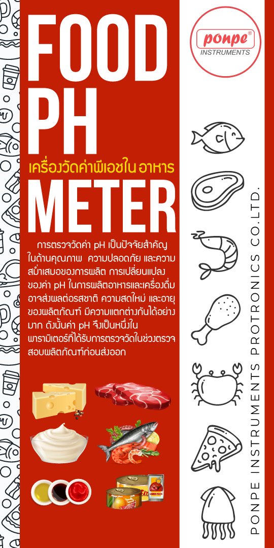 Myponpe's tweet image. 💧FOOD pH Meter เครื่องวัดค่าพีเอชในอาหาร🧀🥩🍷
   👉การตรวจวัดค่า pH เป็นปัจจัยสำคัญในด้านคุณภาพ ความปลอดภัย และความสม่ำเสมอของการผลิต การเปลี่ยนแปลงของค่า pH 
#PONPESPEAR #MW102FOODPRO+ #PHMETER #เครื่องวัดค่าพีเอชในอาหาร
 Line ID: @ponpe 
 Page Facebook: ปนเป