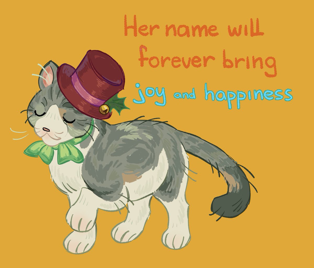 with all love and care, she will always have a special place in out hearts. Jellie, the queen of Lands 🤎💚