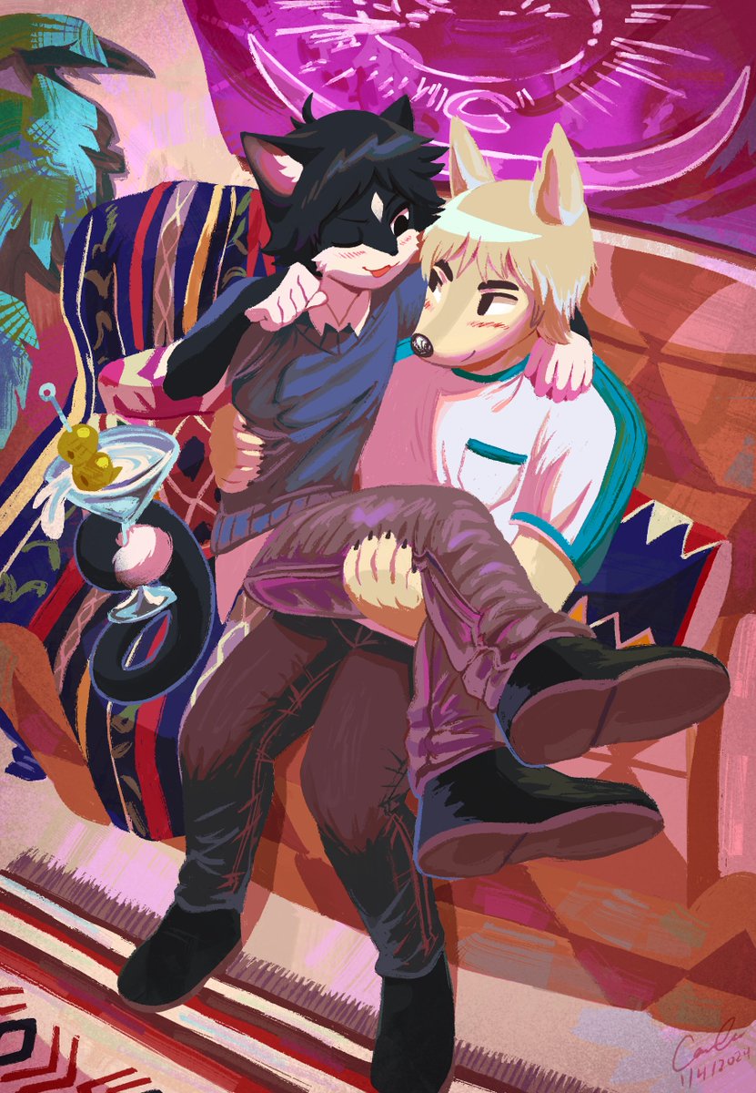 tigertailed's tweet image. 🐱💗🐶 

#scottpilgrim #spto #wallacewells #toddingram #toddallace #furry