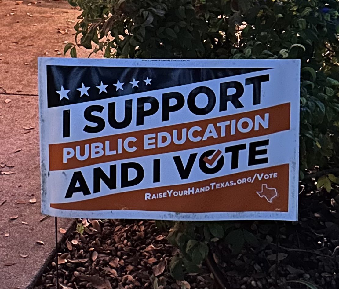 Every time the <a href="/BetsyDeVos/">Betsy DeVos</a> bunch demonizes “teacher unions” we gain ground.

Texans hear this as anti-teacher. Which it is.

An attack on our wives, husbands, fathers, mothers, daughters, sons, church members.

It got you nowhere on vouchers in 2023 #txlege 

Keep it up!
