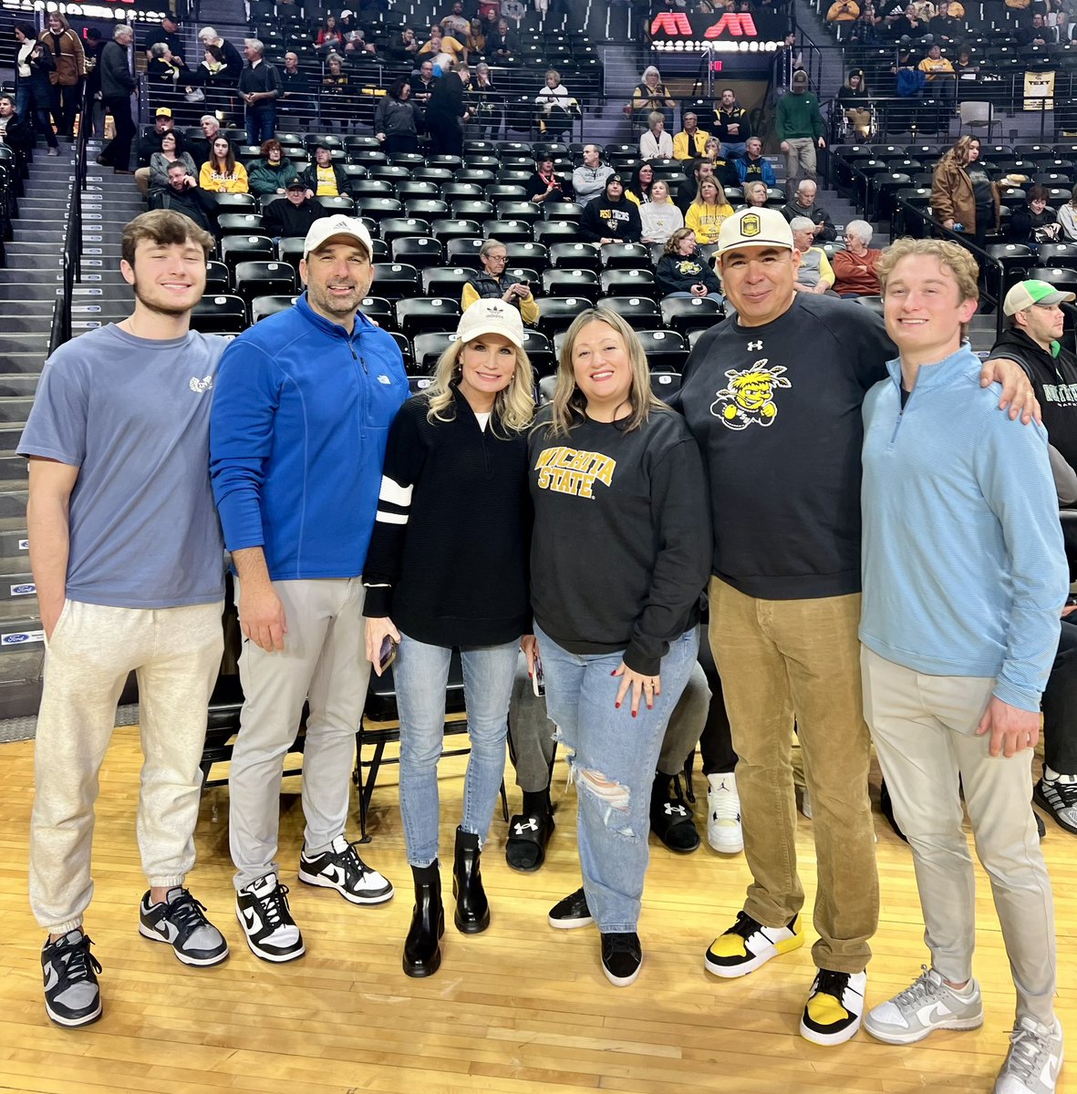 justin.mecklenburg (@neomeck) on Twitter photo The Mecklenburgs are in Wichita to support <a href="/whynotbijan/">bijan cortes</a> and <a href="/GoShockersMBB/">Wichita State Men's Basketball</a> vs <a href="/MeanGreenMBB/">UNT Basketball</a> and <a href="/MjStone23/">Matthew Stone</a> !!! What a treat to get to see these two <a href="/KHSJacketsBball/">Kingfisher Jackets Basketball</a> alumni compete!! Good luck B and Stoney!! The Mecklenburgs are in Wichita to support <a href="/whynotbijan/">bijan cortes</a> and <a href="/GoShockersMBB/">Wichita State Men's Basketball</a> vs <a href="/MeanGreenMBB/">UNT Basketball</a> and <a href="/MjStone23/">Matthew Stone</a> !!! What a treat to get to see these two <a href="/KHSJacketsBball/">Kingfisher Jackets Basketball</a> alumni compete!! Good luck B and Stoney!!