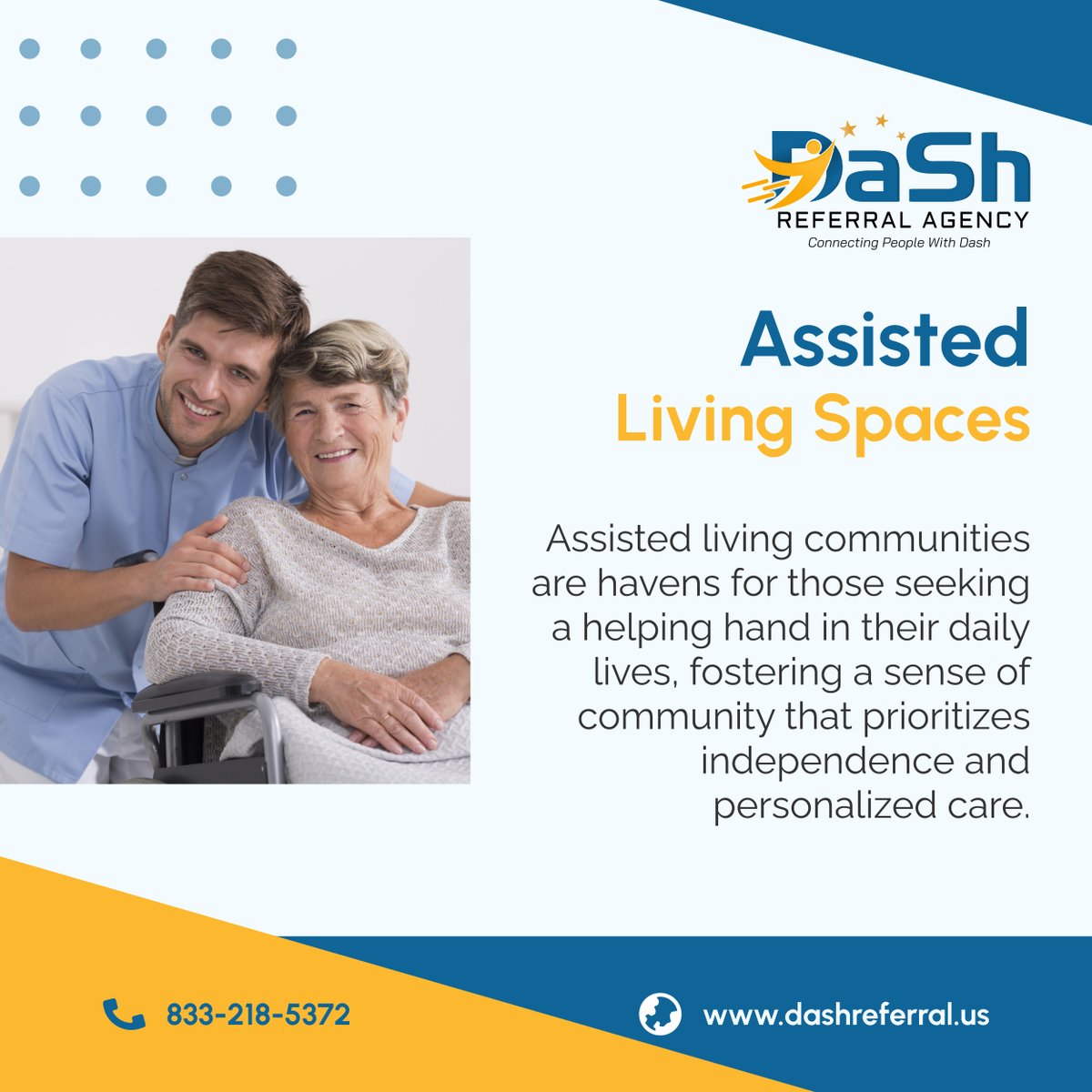 dashreferralagy's tweet photo. As your trusted referral agency, we present the compassionate world of assisted living communities where you can wake up each day in an environment specifically designed to cater to your needs.

#IrvineCA #DashReferralAgency #Referrals #CompassionateCare https://t.co/8s5NO4TQJs