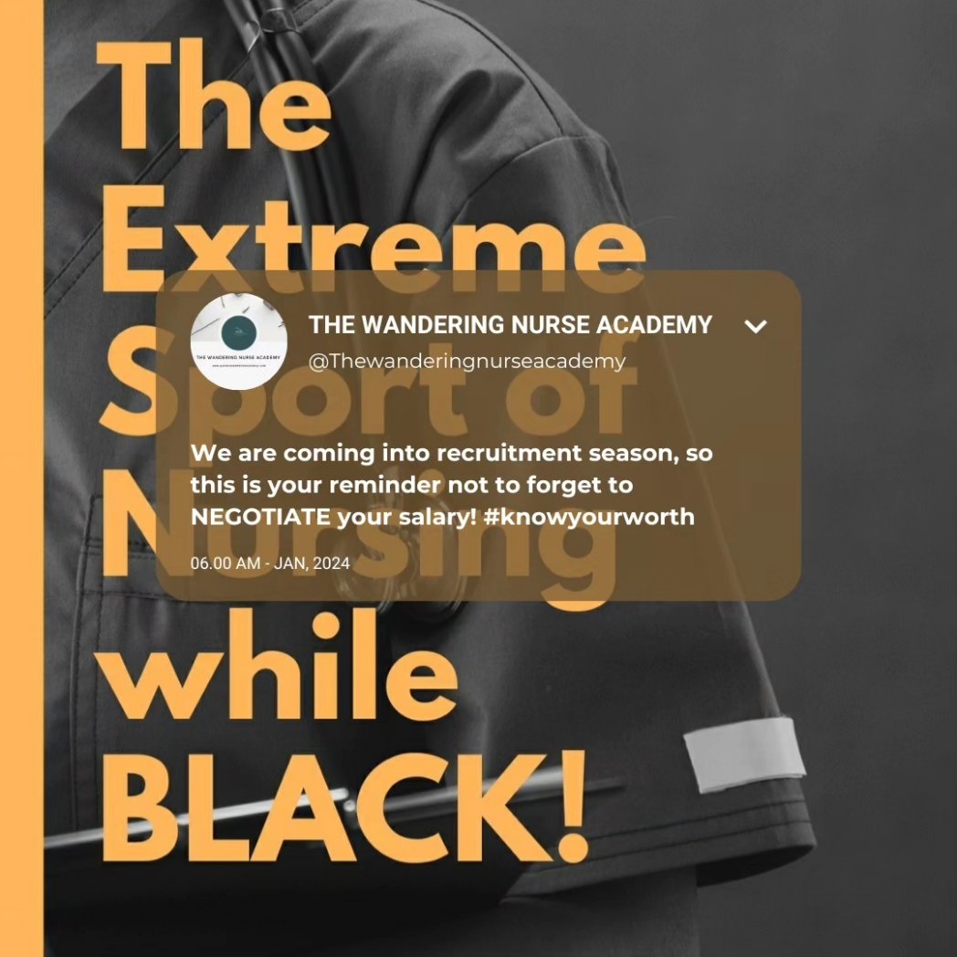 _wanderingnurse's tweet photo. π"Get acquainted with what you are worth. No one will tell you. What band are you starting at? Have you worked for the NHS before, or is this your first post?"- from my book The Extreme Sports of Nursing while BLACK! The Unofficial Survival Guide. #callyourpowerback https://t.co/l0osLZFf22