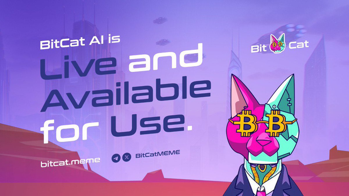 🤖 Exciting Update! 🚀

BitCat AI is now live and ready for action! Explore the future of interactive experiences at bitcat.meme/chatbot.html

Engage, have fun, and witness the power of AI in the BitCat ecosystem. Let the adventure begin!