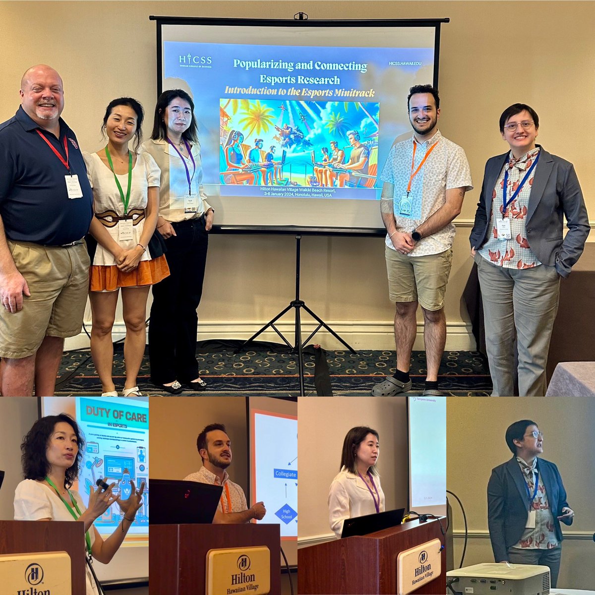 Thank you to all the #hicss #esports minitrack presenters for insightful research! @sayhello2rome @Fisack Hong Chen @KyleNolla and @tyrealqian
Track Co-Chairs:
@piotrsiuda @BehnkeMaciej #research #esportseducation @egaming_esports Looking forward to next year!