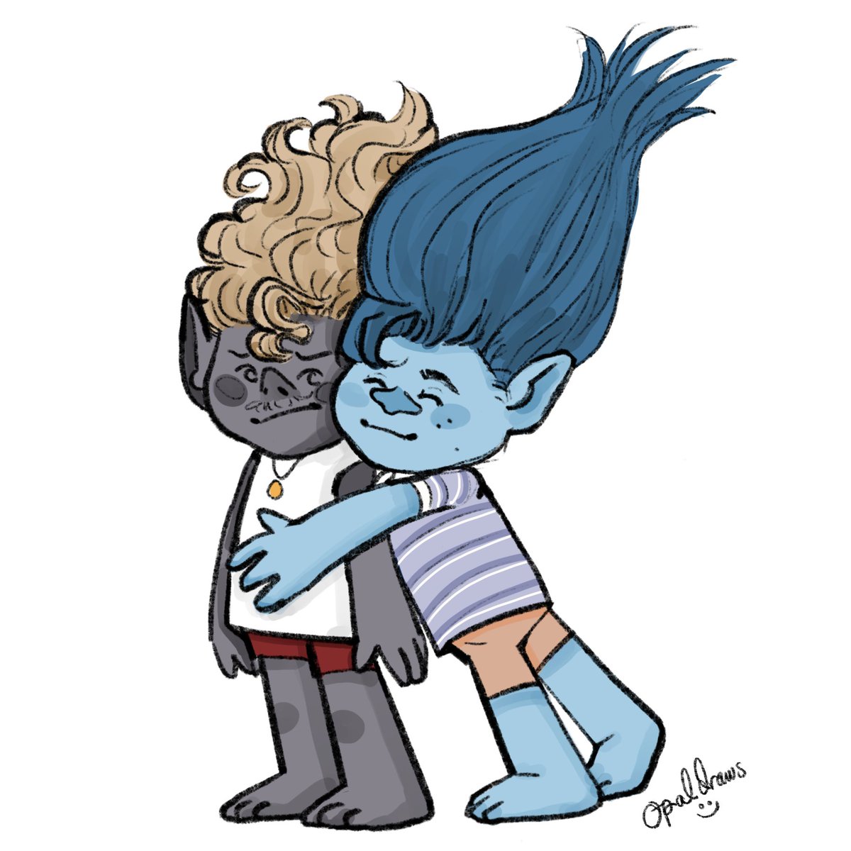 opal_draws's tweet photo. completely obsessed with trolls rn #harringrove #steveharrington #billyhargrove https://t.co/krFXlX3HeI