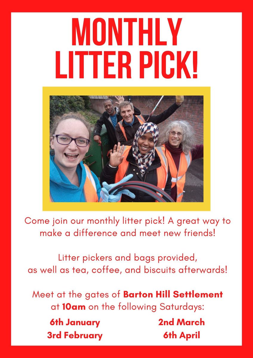 Join a monthly litterpick in Barton Hill area of Bristol @WSBartonHill