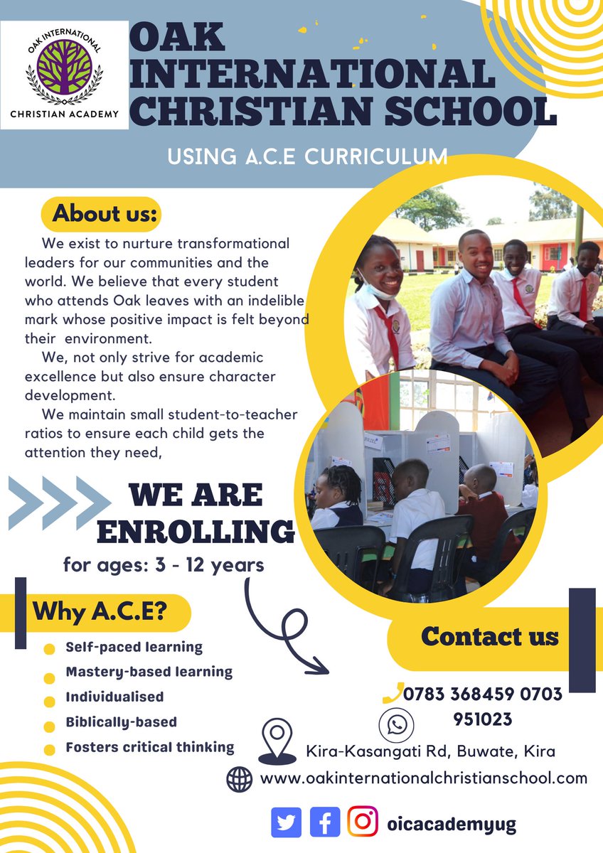 Happy New Year to our Oak family, well wishers and friends! 
We are open for diagnostic tests, interviews and interactions. #admissions #enrolment2024
