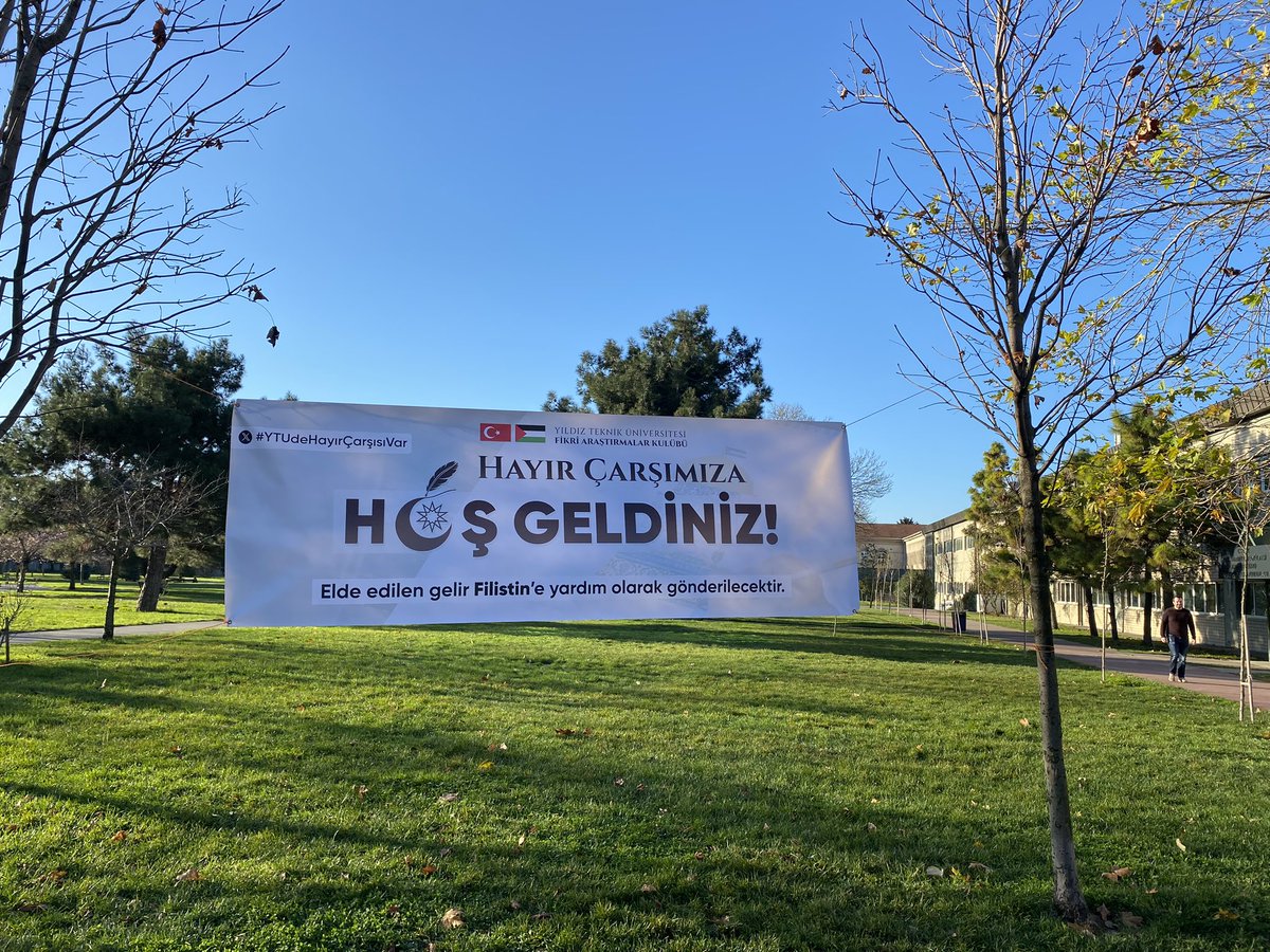 ytufarkk's tweet photo. Bismillâh. Başlıyoruz! 🩵

📍 YTÜ Davutpaşa Kampüsü Orta Bahçe

#YTUdeHayırÇarşısıVar https://t.co/tpXLhC1gFw