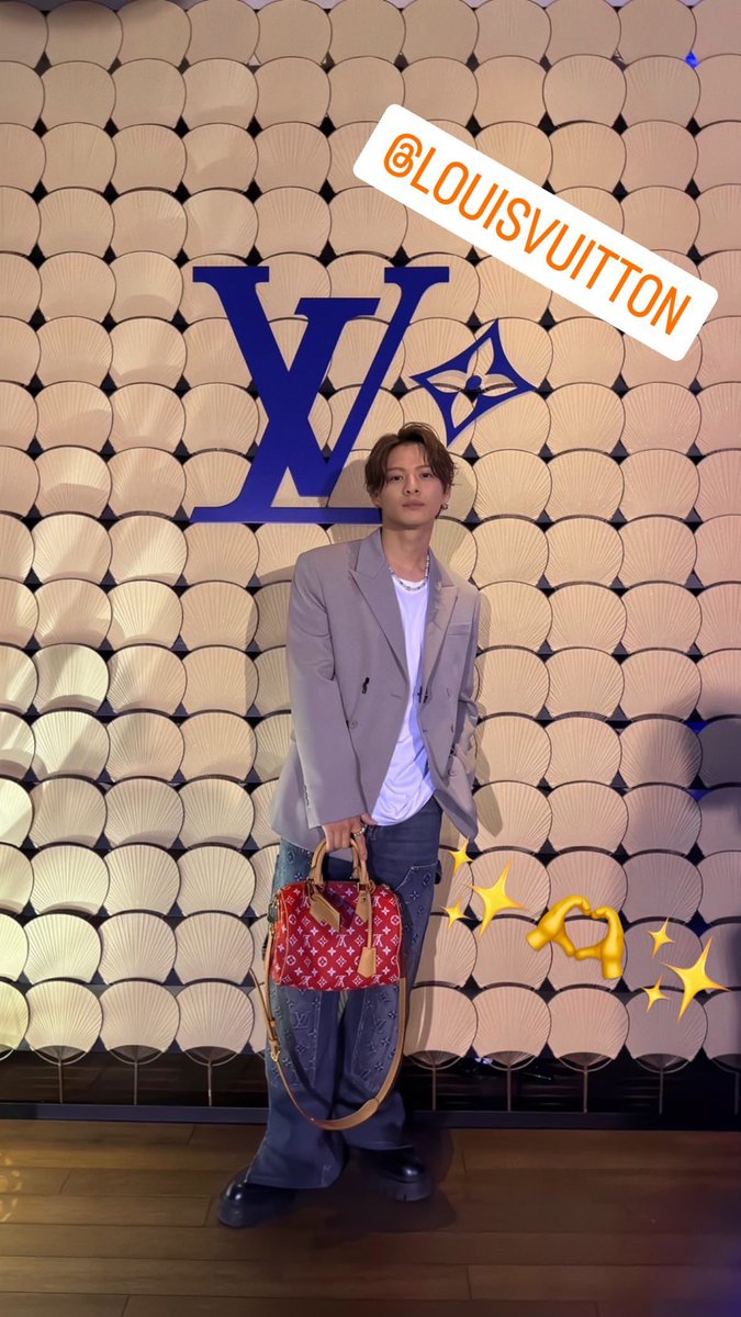 平野紫耀　Instagramストーリー #平野紫耀 #平野紫耀_Instagramストーリー #LouisVuitton #平野紫耀_Instagram instagram.com/stories/sho_h_…