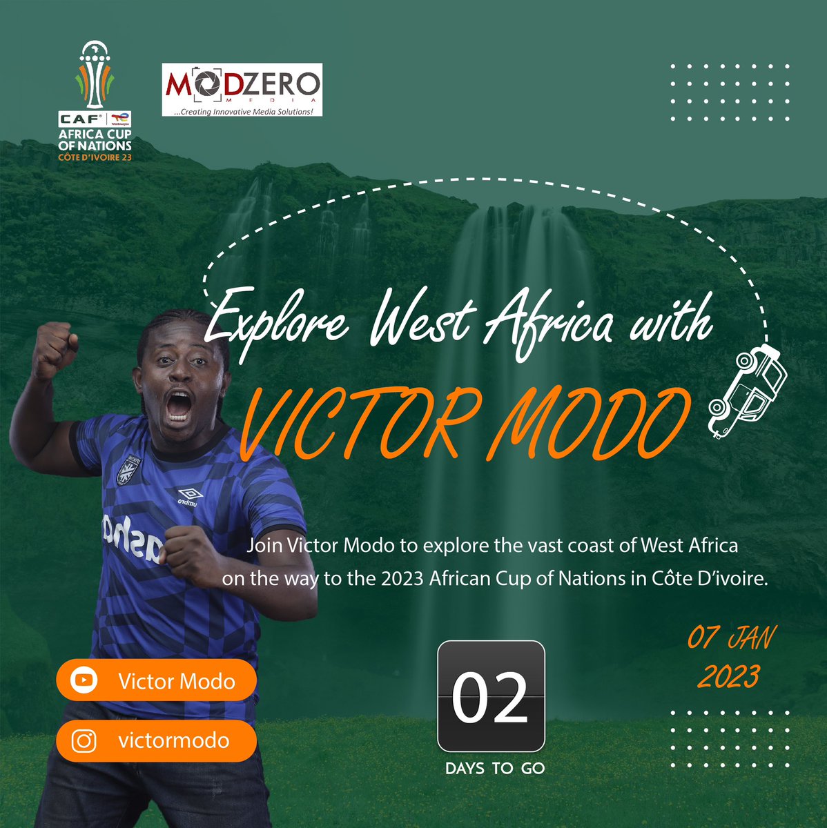 It started like an idea and has fully blossomed into reality. In two days I will embark on my biggest content creation journey yet and I invite you to join me and partnering brands on this journey. Enroute the #AFCON2024 I will explore #westafricawithmodo Youtube, TikTok and X