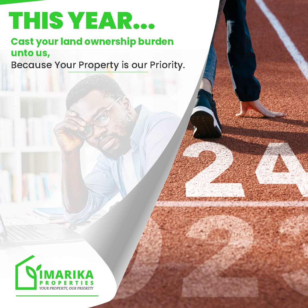 Make the resolution to invest in land and let's shape your dreams into reality in 2024!
Call us at 0708000002 OR 0700000241

Ombachi Koinange Twitter Mediheal Guardian Angel Ababu Esther