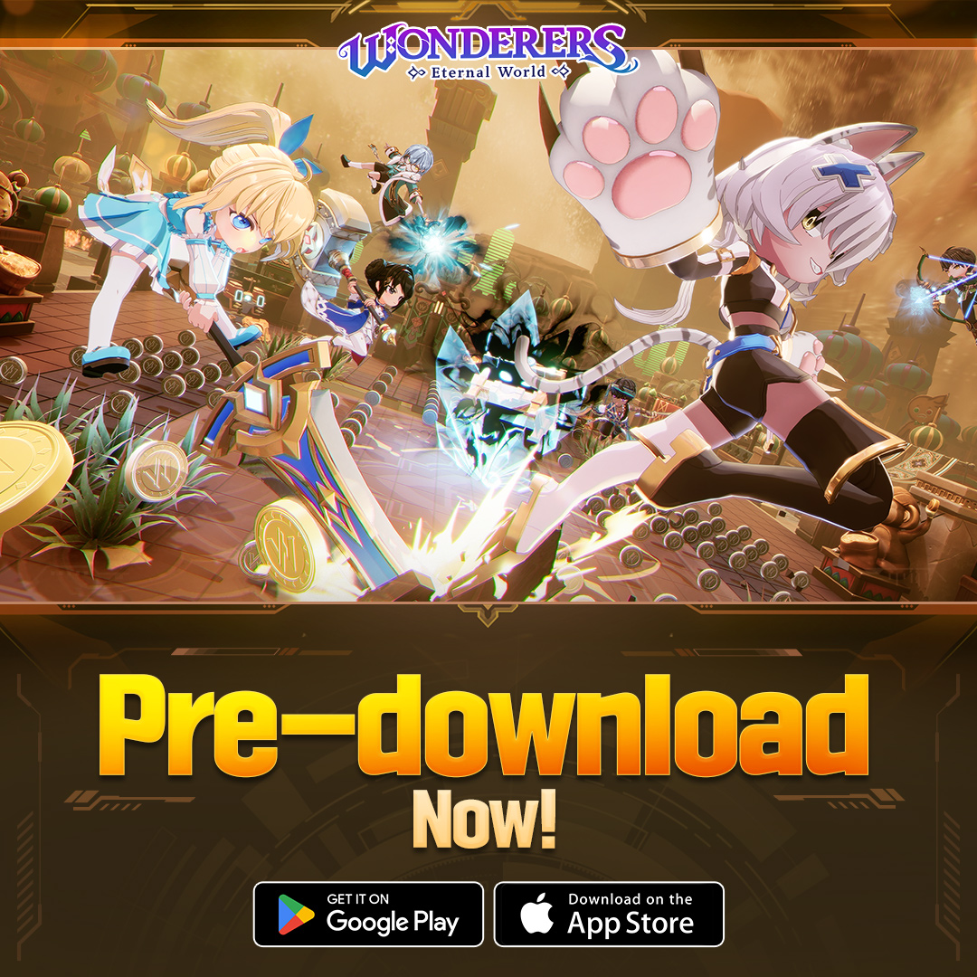 Wonderers_EW's tweet photo. Pre-download for iOS/Android is now available in Philippines, Malaysia, Singapore, and Australia!📱

iOS App Store: https://t.co/7xUKdVmuYQ
Android : https://t.co/hCsAwi8IGg

𝗚𝗮𝗺𝗲 𝗟𝗮𝘂𝗻𝗰𝗵📅: 𝗝𝗮𝗻𝘂𝗮𝗿𝘆 𝟴, 𝟬𝟮:𝟬𝟬 (𝗨𝗧𝗖+𝟬)
#wonderers #WonderersEternalWorld https://t.co/K6PKWG11Ay