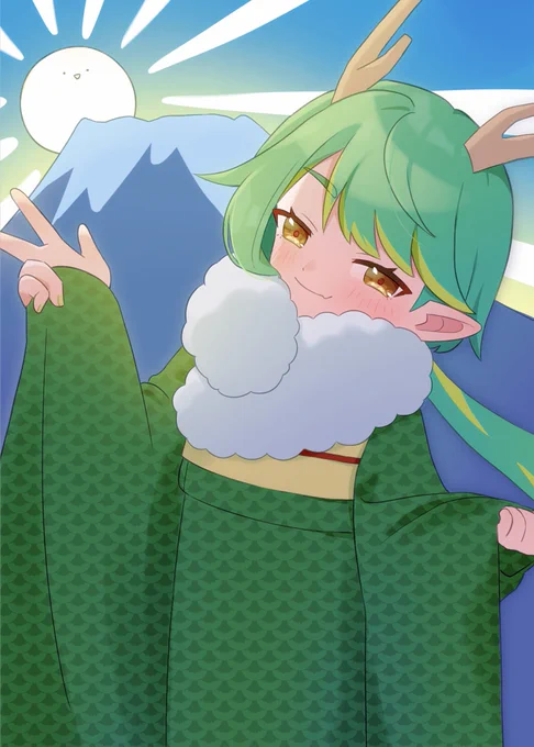 #新年早々の創作クラスタフォロー祭り #冬の創作クラスタフォロー祭り  今年もたくさん描きたいです! RT>いいね無言フォローで巡回します〜