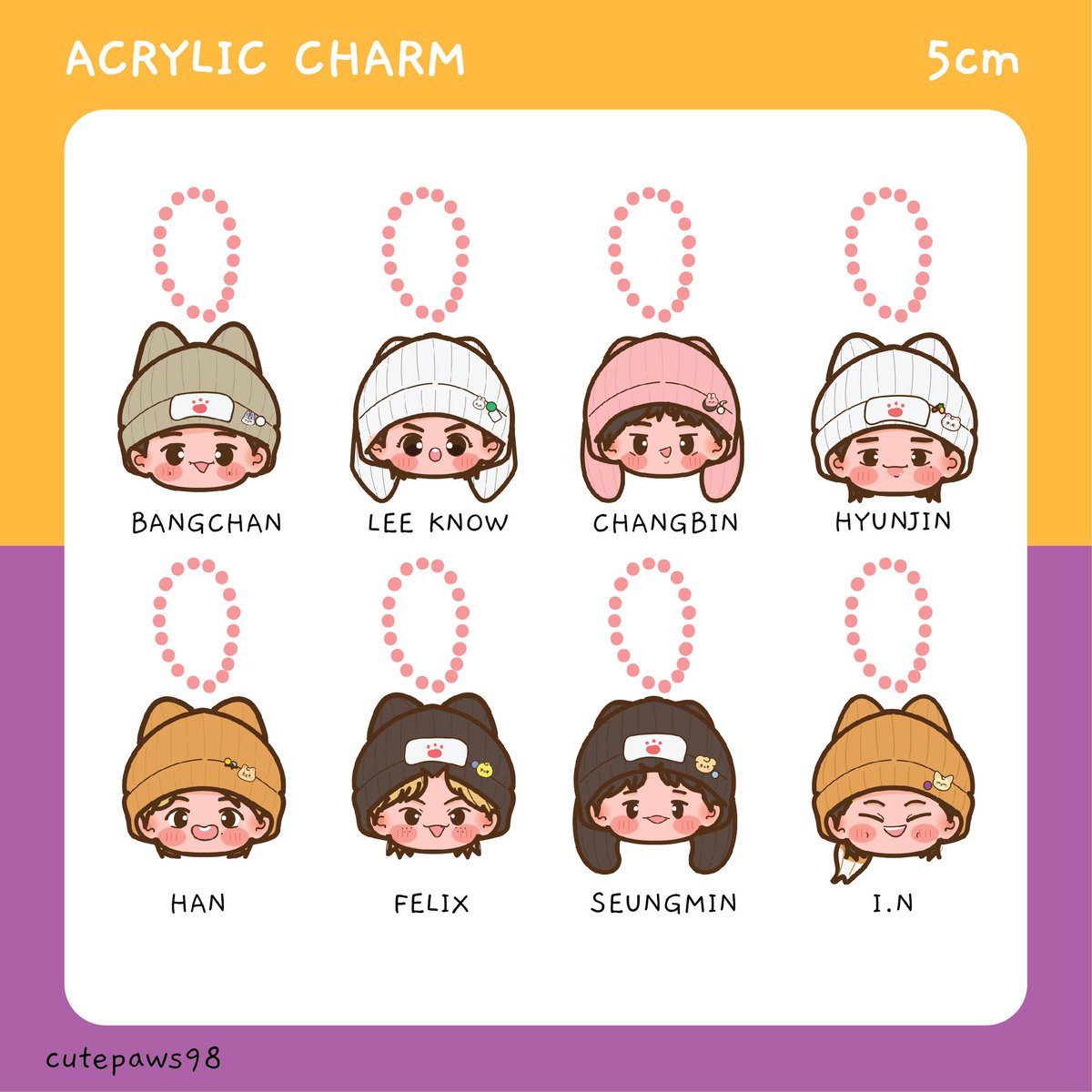 [RT is appreciated 🙇‍♀️🙏]  Open Pre-Order Stray Kids Fanart Merchs by cutepaws98  Available for Local & WW Shipping 5-20 Jan '24  Link PO:  🇮🇩 bit.ly/3vskc6g 🌏 bit.ly/47ldjkd  Thank you 💛