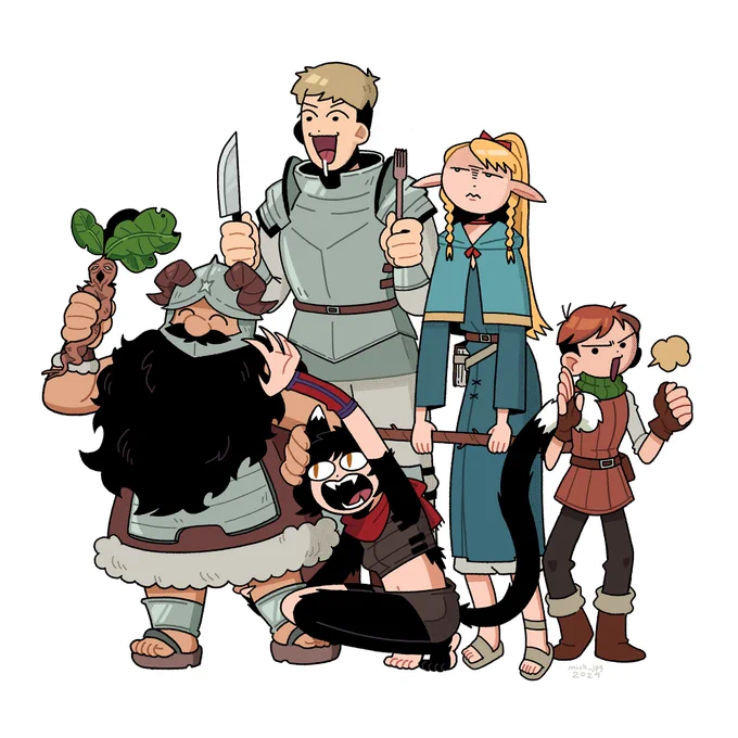 happy dungeon meshi day!  #ダンジョン飯 #dungeonmeshi #DeliciousinDungeon 