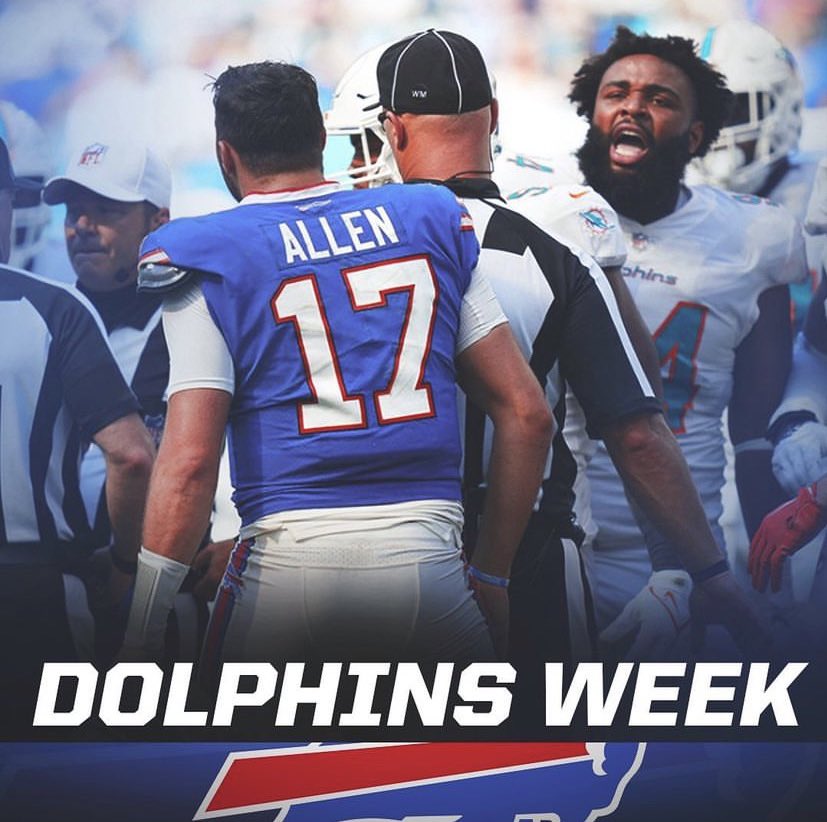 sandropacheco71's tweet photo. Itβs a big week for the #BuffaloBills and #MiamiDolphins. #NFL #BillsMafia #LetsGoBills #TheBillsMakeMeWannaShout #GoBillsGo #GoBills #BillsNation #BillsCountry #WeAreComing #FinsUp #SquishTheFish #DolphinsWeek https://t.co/biWZUsflO1