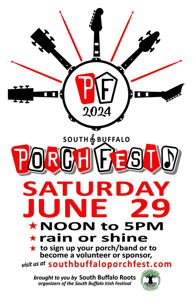 South Buffalo Porchfest (@SPorchfest) on Twitter photo 2024-01-05 03:11:32