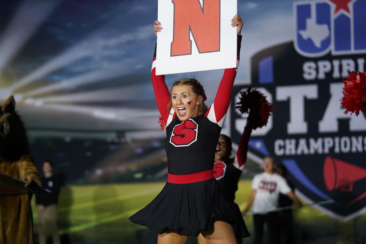 shallowaterisd's tweet photo. Shallowater Cheer made history tonight! Congratulations to the 3A-D1 STATE CHAMPIONS! 

#ShallowaterISD | #InAClassOfOurOwn

📸: UIL https://t.co/zicXkXKo3J