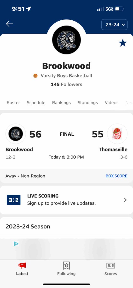 Big wins tonight against Thomasville’s basketball teams! 
Come catch our first GIAA region games of the season tomorrow at home!