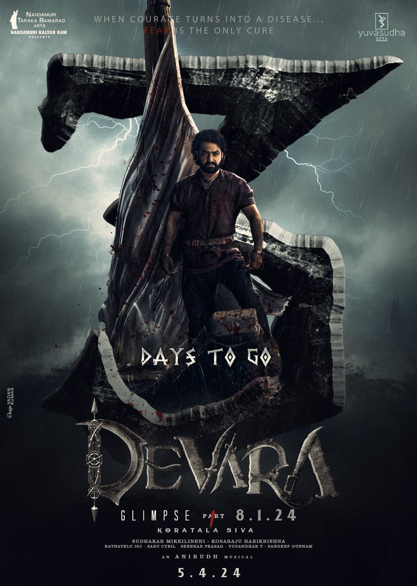 vadankumar2211's tweet image. 3days to goooo🔥🔥🔥🔥
#DevaraGlimpse #DevaraGlimpseOnJan8th
@tarak9999 🤩
#AllHailTheTiger
