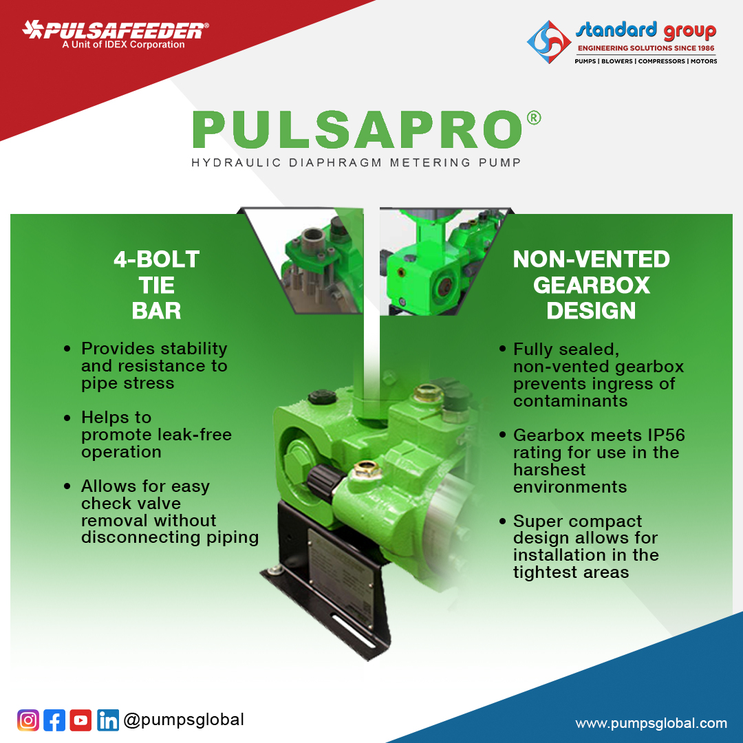 pumpsglobal's tweet image. Experience 80 years of industry leadership with Pulsafeeder&apos;s PulsaPro Series, redefining safety and accuracy in hydraulic diaphragm pumps. Certified by WQA, we bring excellence as your trusted distributor. #Pulsafeeder #PulsaProSeries #StandardGroup #PumpsGlobal