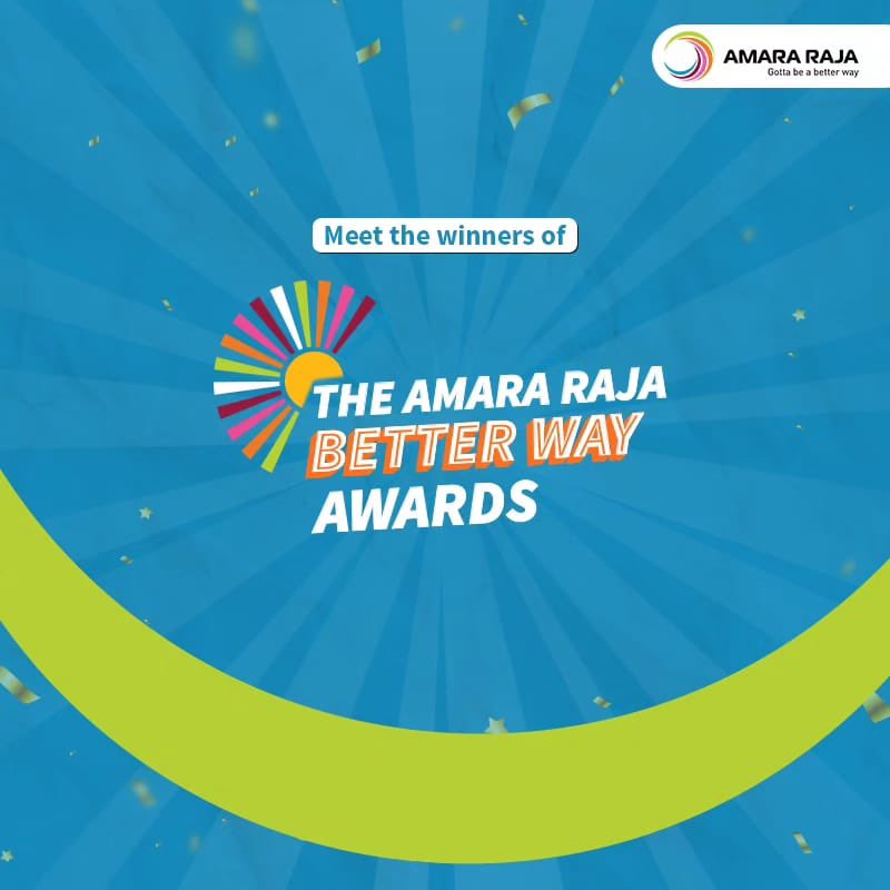 We're thrilled to introduce the winners of the Amara Raja Better Way ...