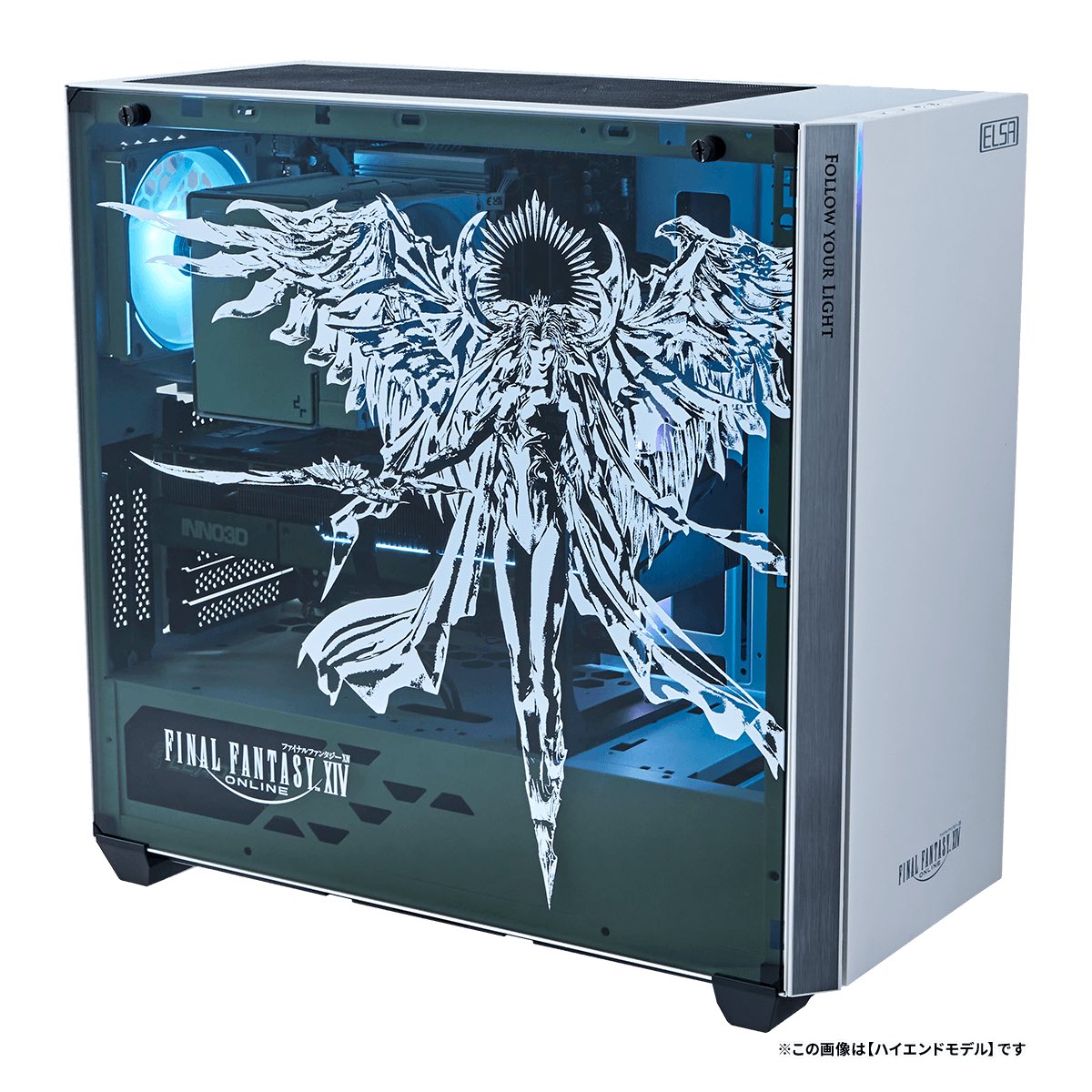 aitaikimochi's tweet photo. FFXIV Hydaelyn vs Zodiark themed ELSA GALUDA D PCs available for pre-order today 😱 https://t.co/T0w6I49w9H