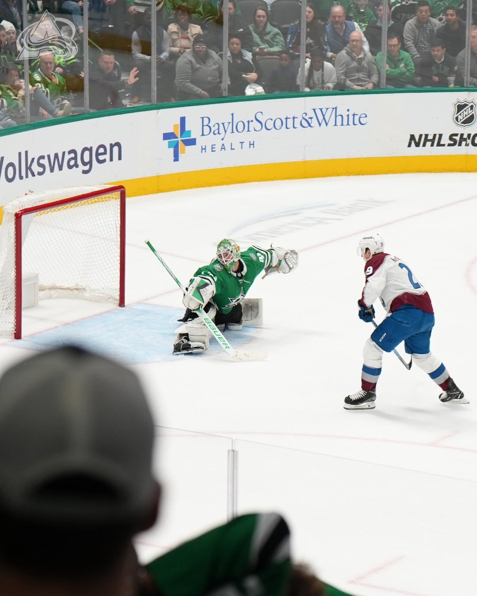 Avalanche's tweet photo. What do you call a dog mixed with a goat?

Nathan MacKinnon.

#GoAvsGo https://t.co/z9FAL3hLOu