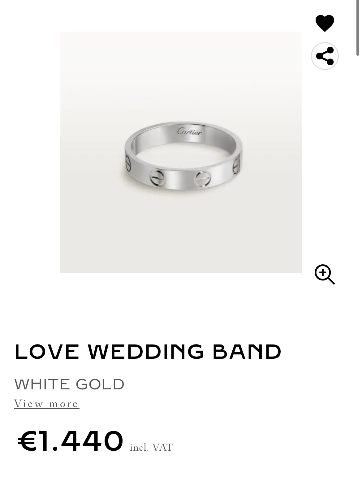 Cartier ring size guide sale