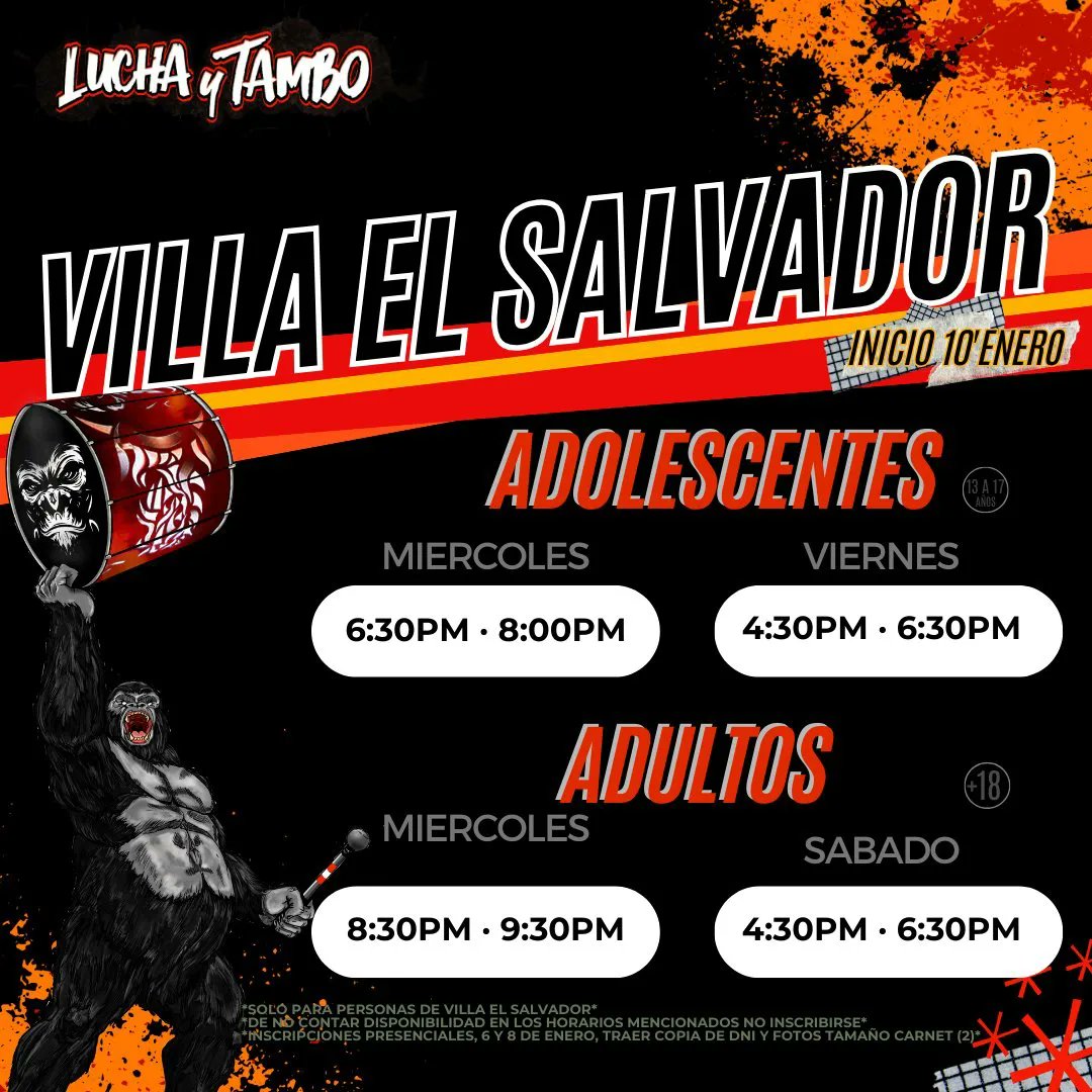 LUCHA Y TAMBO tweet media