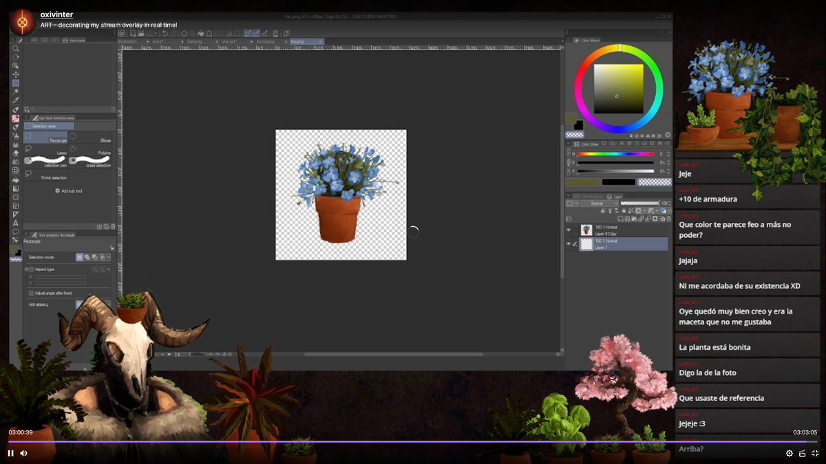 stream layout is now officially full of plants! a big thank you to everyone who came to say hi :D