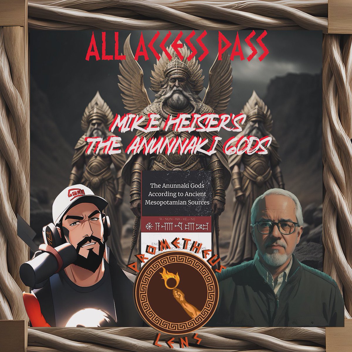 Prometheus_Lens's tweet image. #mikeheiser #nakedbiblepodcast #bible #ancienthistory #anunnaki #books #notes #podcast