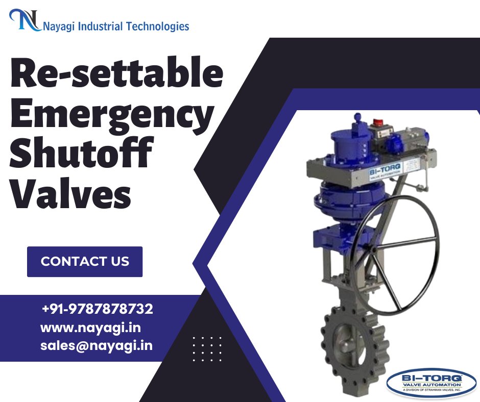 The R-EBV from BI-TORQ is a re-settable emergency block valve designed to isolate tanks and piping systems. 

#industrialproducts #supplier #authorizeddistributor #valves #industrialequipments #bitorq #industrialequipmentsupplier #industrialsupplier #industrialproducts