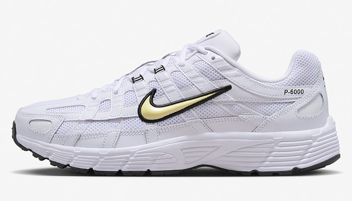 Select sizes remain for the white/lemon chiffon Nike P-6000 for $50 OFF retail at $60 + shipping. #promotion BUY HERE -> bit.ly/3Qme7Pk