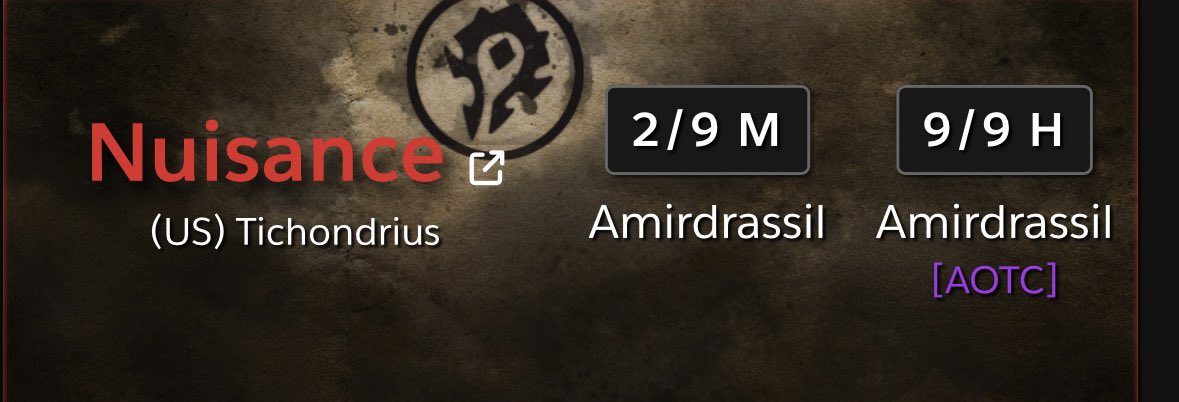 NuisanceGuild's tweet photo. 2/9M in the first night of Mythic and even some decent progress on Volcoross! We’re PUMPIN’! https://t.co/Q9HwrdLlJQ