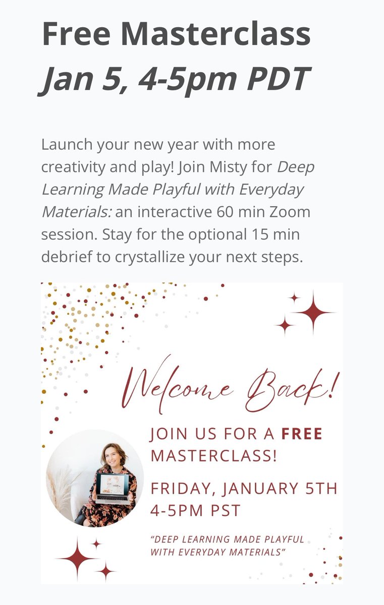 Are you an #inquiry #teacher who wants more #handson learning tips and tools? Last call to join me tomorrow for a free masterclass! Register now for this live class : pop-up-studio.ck.page/d96db6831b #ibpyp